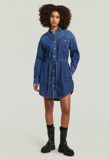Джинсовое платье