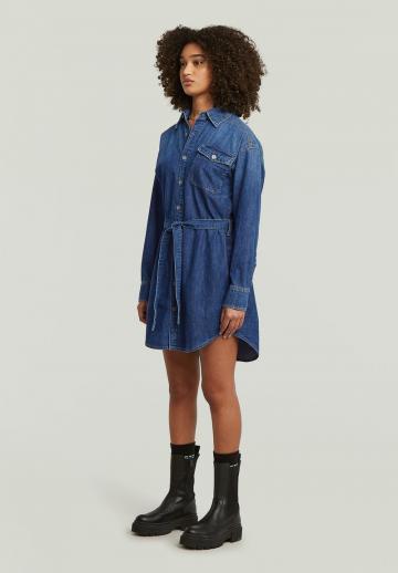 Джинсовое платье