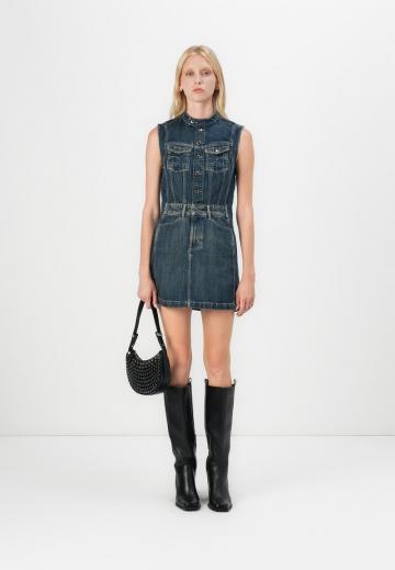 Джинсовая жилетка