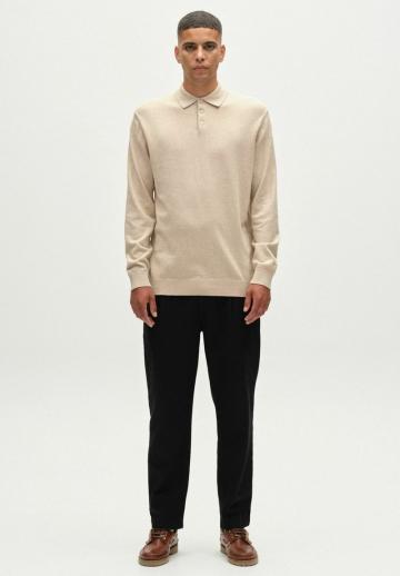 Поло с длинным рукавом