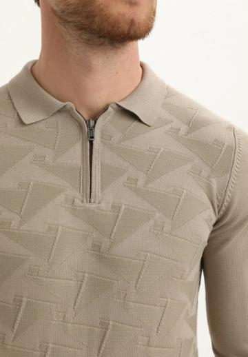 Поло с длинным рукавом