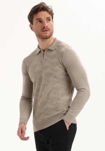 Поло с длинным рукавом