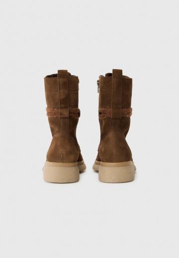 Сапоги на шнуровке