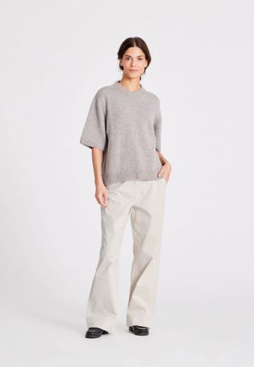 Пуловер с рукавом три четверти