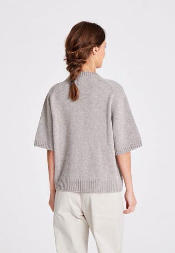 Пуловер с рукавом три четверти