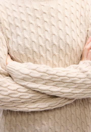 Вязаное платье