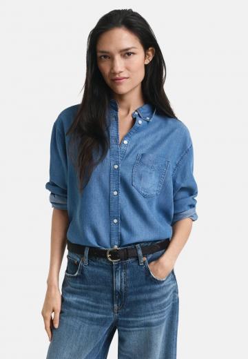 Джинсовая блузка
