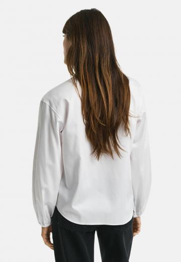 Атласная блузка