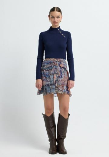 Юбка с воланами