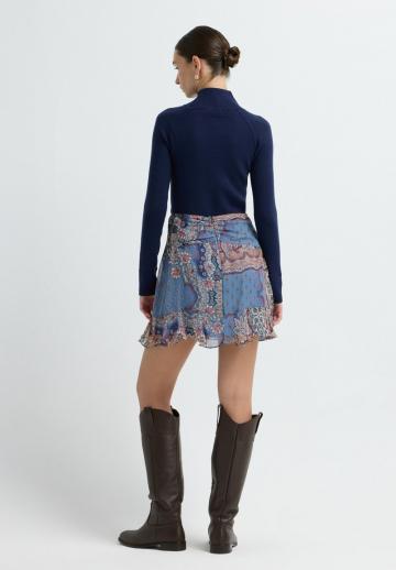 Юбка с воланами