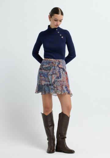 Юбка с воланами