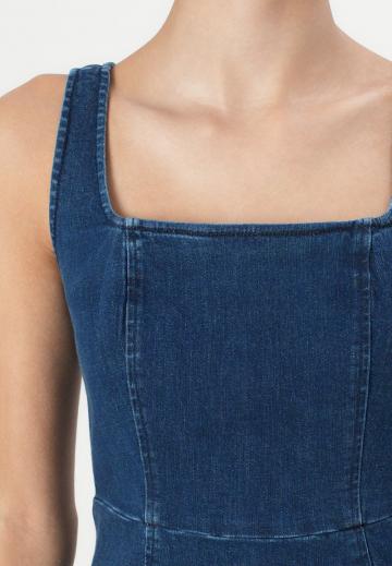 Джинсовое платье