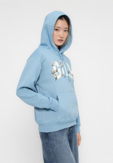 Пуловер с капюшоном