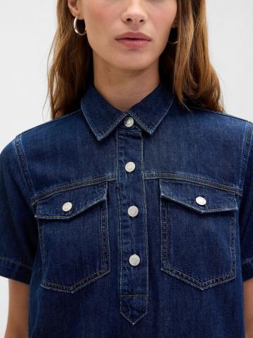 Джинсовое платье