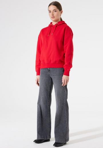 Пуловер с капюшоном