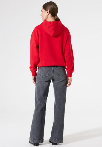 Пуловер с капюшоном