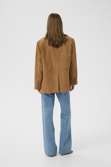 Кожаное пальто