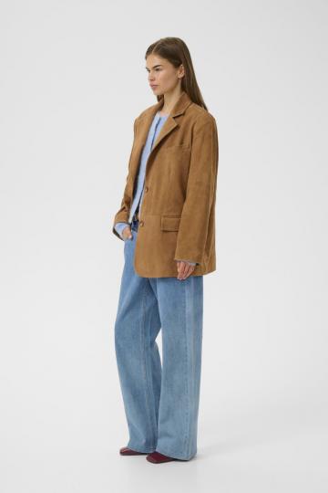 Кожаное пальто