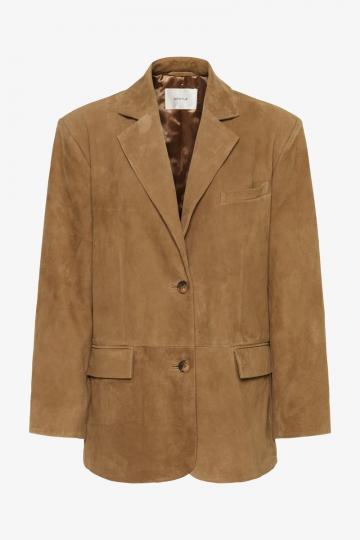 Кожаное пальто