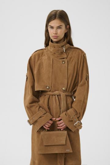 Кожаное пальто