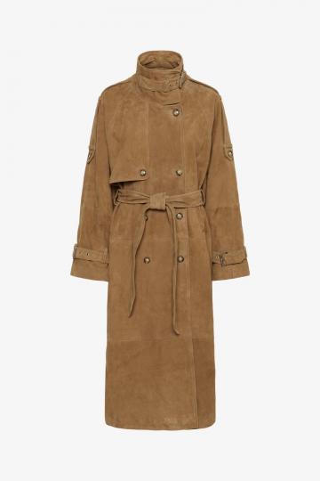 Кожаное пальто