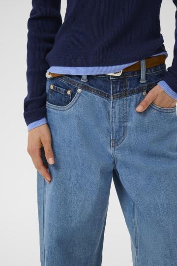 Прямые джинсы