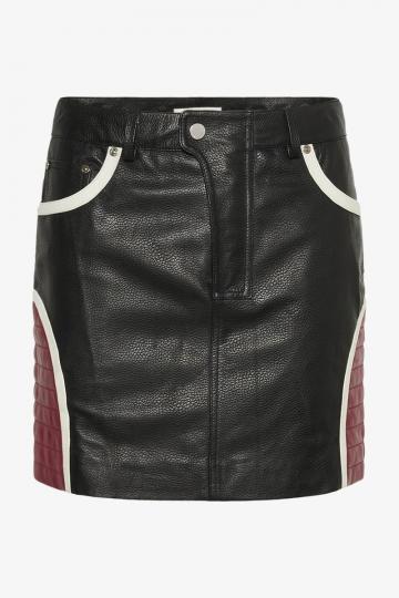 Кожаная юбка