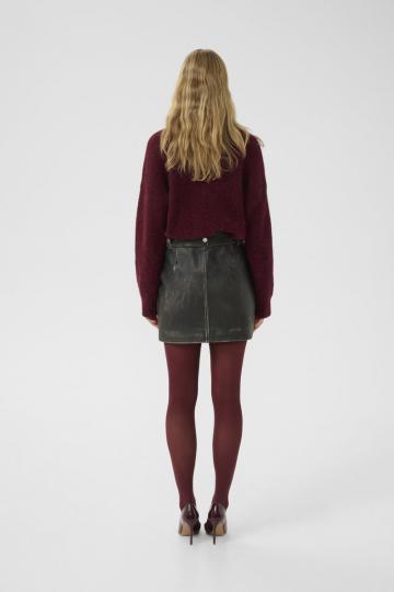 Юбка с накладными карманами