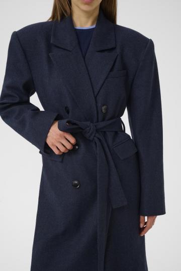 Шерстяное пальто