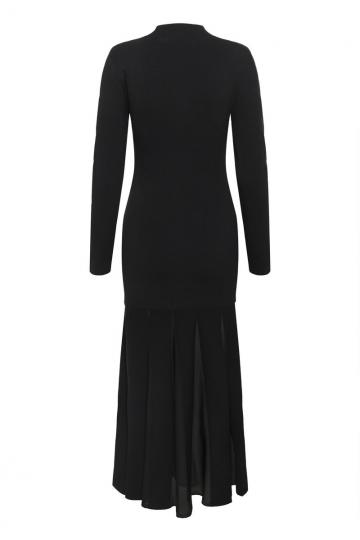 Вязаное платье