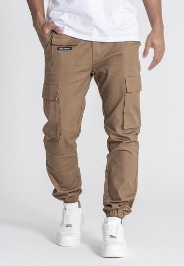 Брюки с накладными карманами