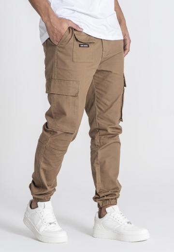 Брюки с накладными карманами