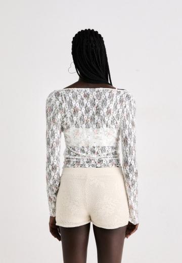 Кружевная блузка