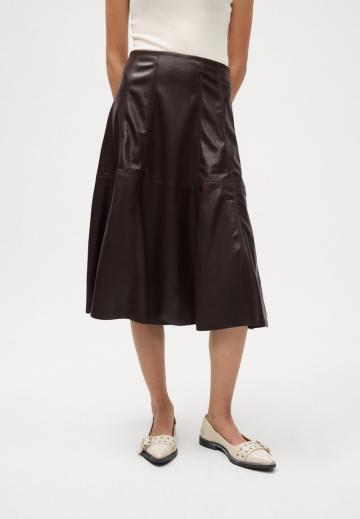 Кожаная юбка