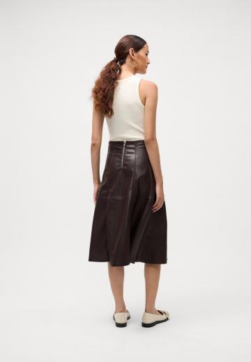 Кожаная юбка