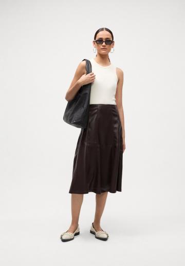 Кожаная юбка