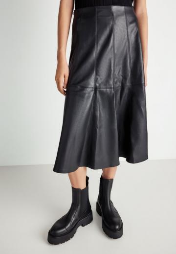 Кожаная юбка