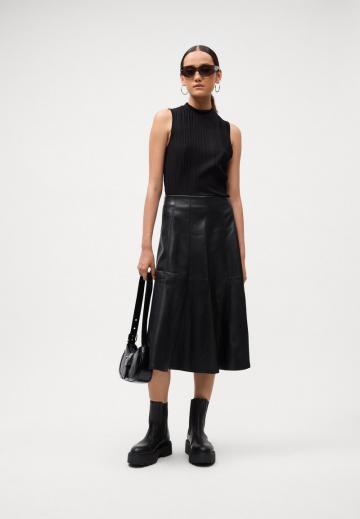 Кожаная юбка