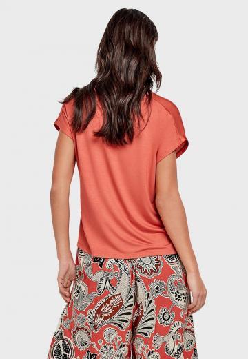 Атласная блузка