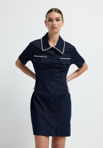 Джинсовое платье