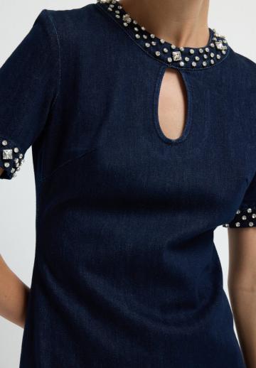 Джинсовое платье