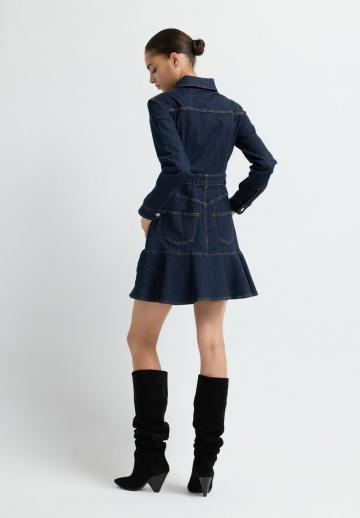 Джинсовое платье