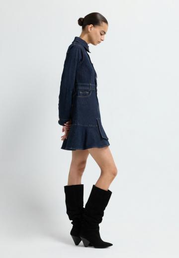 Джинсовое платье