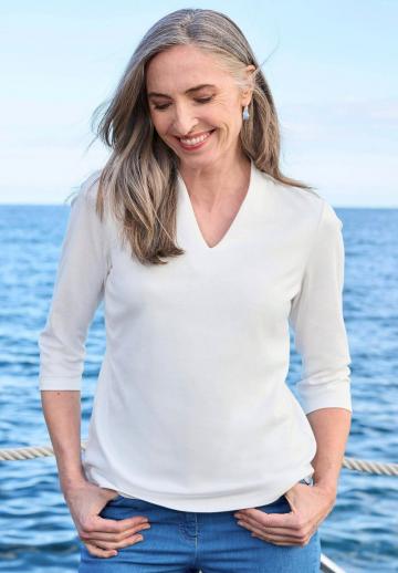 Майка с рукавом три четверти