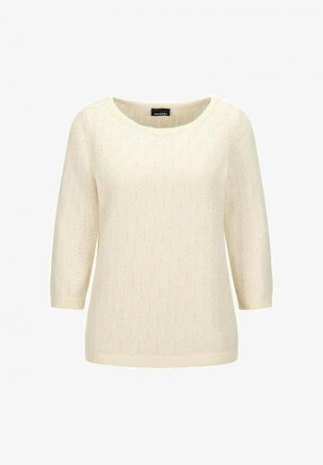 Пуловер с рукавом три четверти