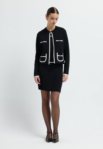 Вязаная юбка