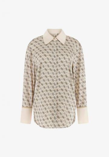 Атласная блузка