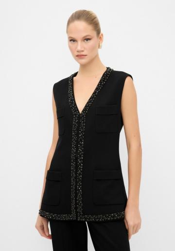 Джинсовая жилетка