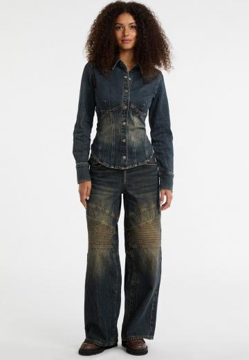 Джинсовая блузка