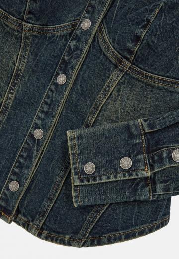 Джинсовая блузка